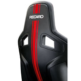 Recaro Sportster CS Nurburgring Edition Driver Seat - Black/Red Leather/Black Leather