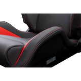 Recaro Sportster CS Nurburgring Edition Driver Seat - Black/Red Leather/Black Leather