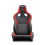 Recaro Sportster CS Nurburgring Edition Driver Seat - Black/Red Leather/Black Leather