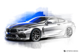 Sterckenn BMW M8 (F91/F92/F93) Carbon Fiber Splitter