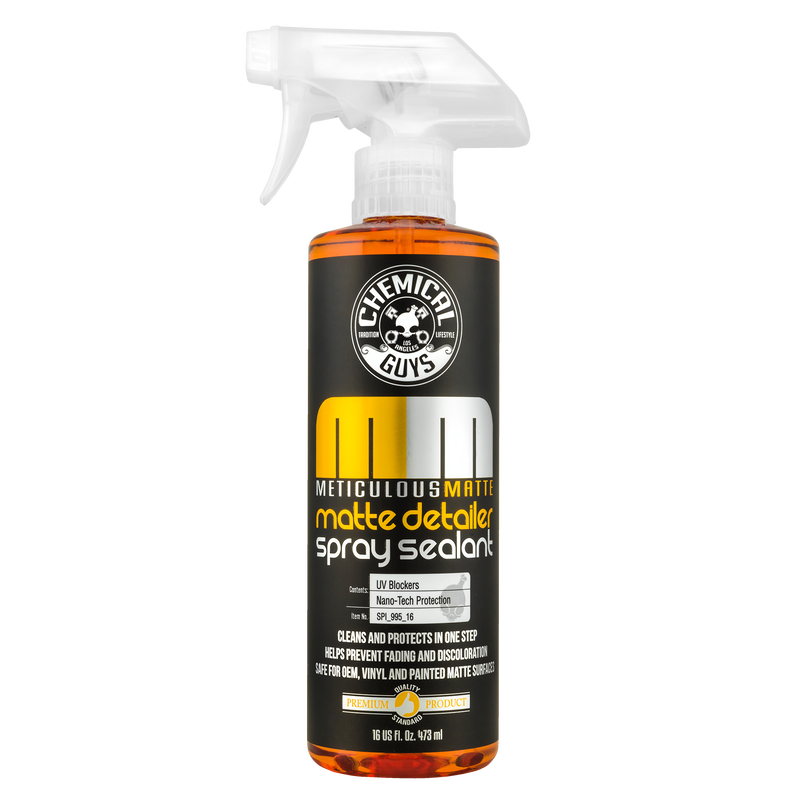Chemical Guys METICULOUS MATTE DETAILER SPRAY & SEALANT FOR CRISP SATIN & MATTE FINISHES - 16oz