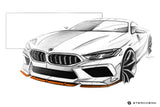Sterckenn BMW M8 (F91/F92/F93) Carbon Fiber Splitter