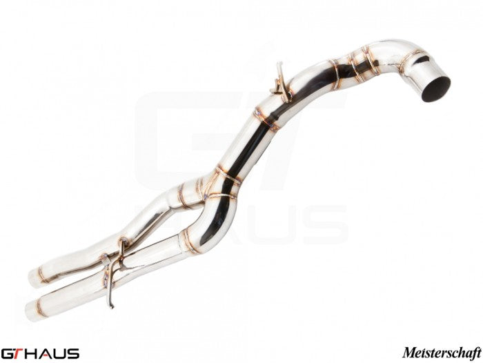 GTHAUS MEISTERSCHAFT Audi TT-RS models only - Section 2 SR Mid Resonator Delete Pipe Titanium (TI)