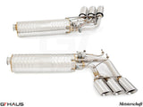 GTHaus Meisterschaft GTC (I.C.C) Stainless Steel (SUS) exhaust for Mercedes-Benz W463A G-Class (SUV) G63 AMG (V8 Bi Turbo) [2019+] with 6x102 Tips
