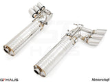 GTHaus Meisterschaft GTC (I.C.C) Stainless Steel (SUS) exhaust for Mercedes-Benz W463A G-Class (SUV) G63 AMG (V8 Bi Turbo) [2019+] with 6x102 Tips