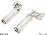 GTHaus Meisterschaft GTC (I.C.C) Stainless Steel (SUS) exhaust for Mercedes-Benz W463A G-Class (SUV) G500/550 (V8 Turbo) [2019+] with 6x102 Tips