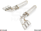 GTHaus Meisterschaft GTC (I.C.C) Stainless Steel (SUS) exhaust for Mercedes-Benz W463A G-Class (SUV) G500/550 (V8 Turbo) [2019+] with 6x102 Tips