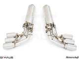 GTHaus Meisterschaft GTC (I.C.C) Stainless Steel (SUS) exhaust for Mercedes-Benz W463A G-Class (SUV) G63 AMG (V8 Bi Turbo) [2019+] with 6x102 Tips