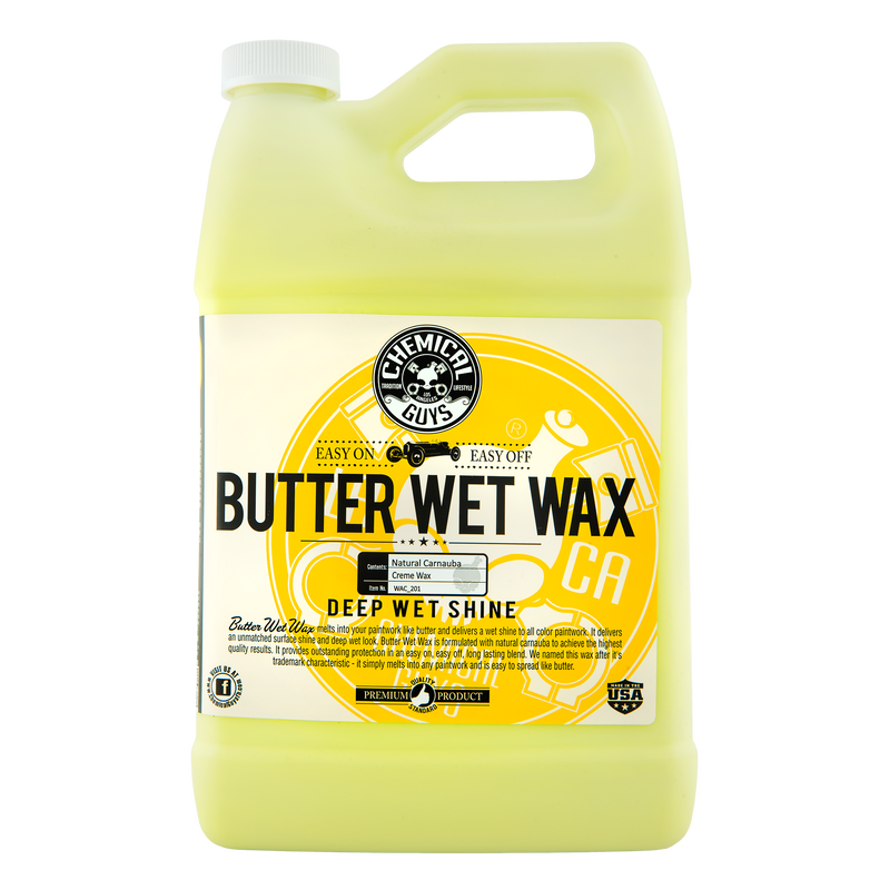 Chemical Guys BUTTER WET WAX WARM & DEEP CARNAUBA SHINE - 1 Gallon