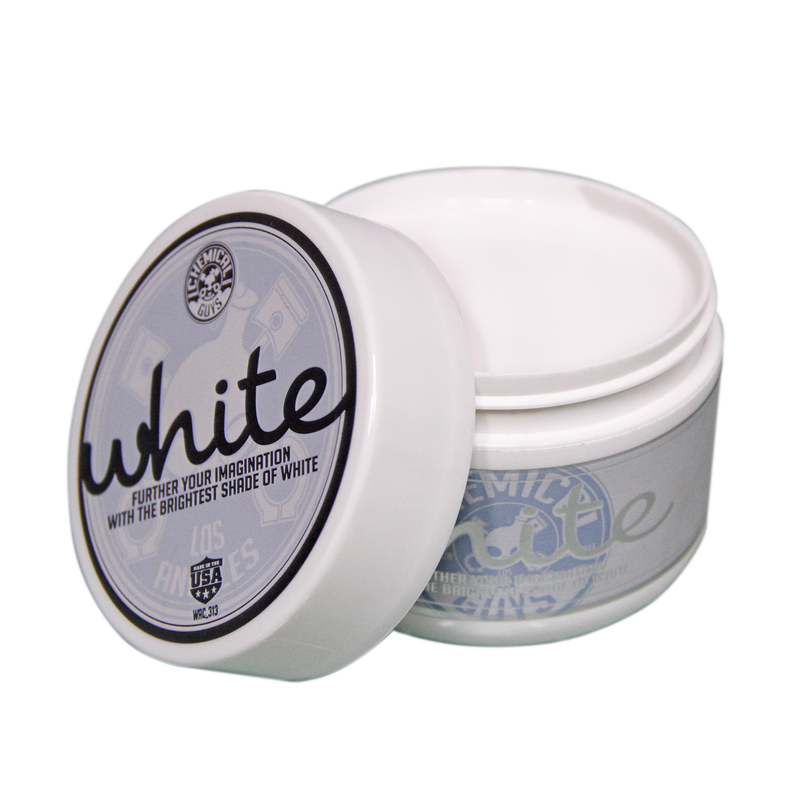 Chemical Guys  WHITE WAX FOR WHITE AND LIGHT COLORED CARS - 8oz