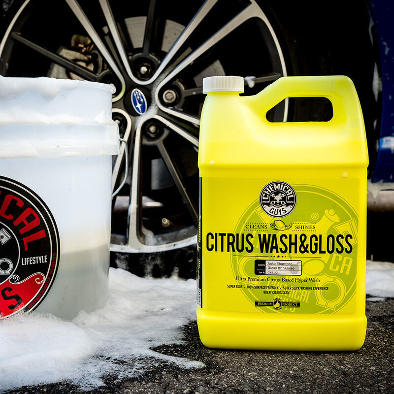 Chemical Guys CITRUS WASH AND GLOSS CONCENTRATED ULTRA PREMIUM HYPER WASH AND GLOSS- 1 Gallon