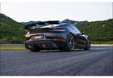 Akrapovic PORSCHE 718 CAYMAN GTS 4.0 / BOXSTER GTS 4.0 Rear Carbon Fiber Diffuser - Matte.