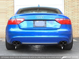 AWE Tuning Audi B8 A5 2.0T Touring Edition Exhaust - Quad Outlet Diamond Black Tips