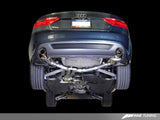 AWE Tuning Audi B8 A5 3.2L Track Edition Exhaust System - Dual 3.5in Polished Silver Tips
