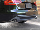 AWE Tuning Audi B8 A4 3.2L Touring Edition Exhaust - Dual 88.9mm (3.5in) Polished Silver Tips