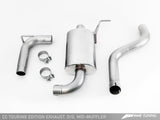AWE Tuning VW CC Touring Edition Exhaust Dual Outlet - Diamond Black Tips