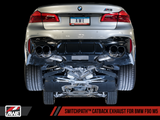 AWE Tuning SwitchPath™ Axleback Exhaust for BMW F90 M5 - Diamond Black Tips