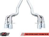 AWE Tuning Track Edition Axleback Exhaust for BMW F90 M5 - Chrome Silver Tips
