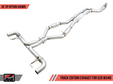 AWE Tuning BMW M340i (G20) Track Edition Exhaust - Quad Chrome Silver Tips