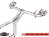 AWE Tuning BMW M340i (G20) Track Edition Exhaust - Quad Chrome Silver Tips