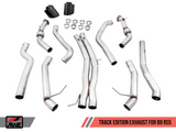AWE Tuning Audi B9 RS5 Coupe Track Edition Exhaust Non-Resonated with Diamond Black RS Tips