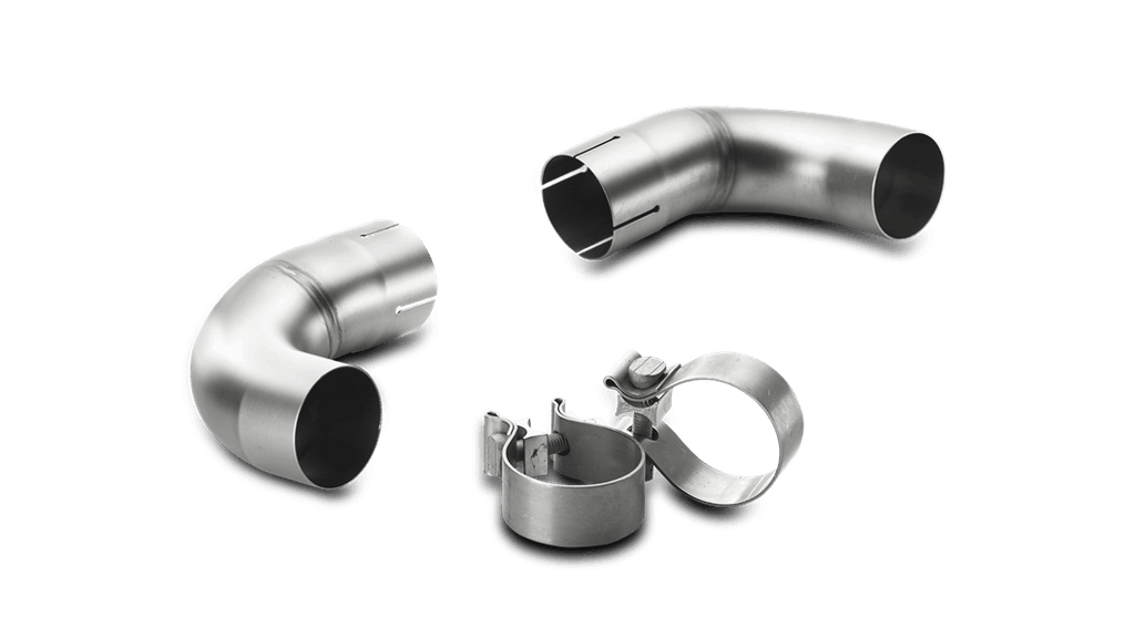 Akrapovic 2009-2012 Volkswagen Link pipe set (fits on stock exhaust, SS).