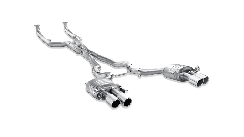 Akrapovic BMW M6 Gran Coupe (F06) Evolution Line Cat Back (Titanium) with Titanium Tips