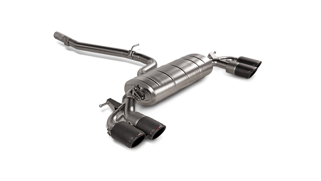 Akrapovic Audi S3 Sedan (8Y) Evolution Line Cat Back (Titanium) with Carbon Tips