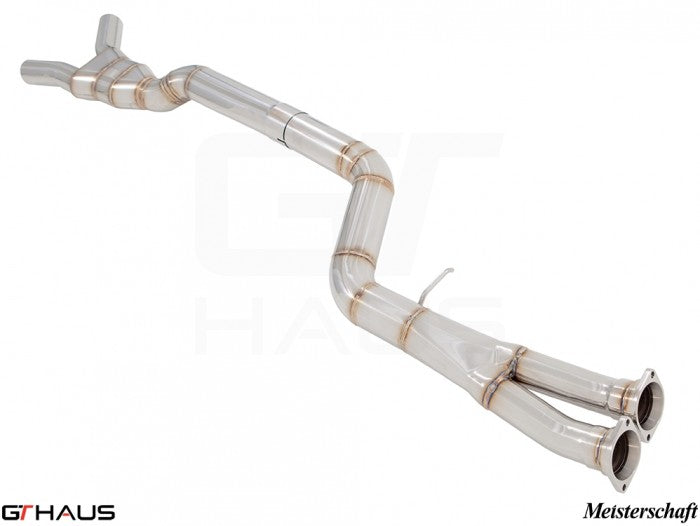 GTHAUS MEISTERSCHAFT Full Cat-back LX pipes (Single 90mm piping) (SUS) BMW M3/M4 F80/F82/F83