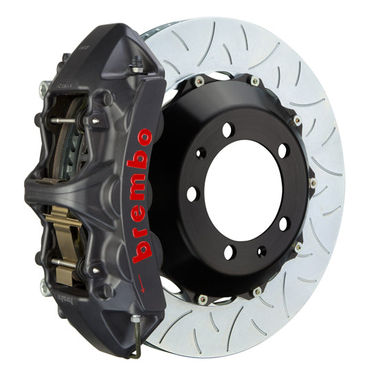 Brembo Porsche Boxster | Cayman | S (718) - GT-S Big Brake Kit 350x34mm 2-Piece Front Hard Anodized Monobloc Track Day and Club Racing Calipers