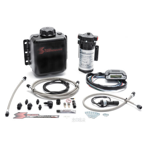 Snow Performance Stage 3 Boost Cooler Direct Injected 2D MAP Progressive Water-Methanol Injection Kit (Stainless Steel Braided Line, 4AN Fittings)