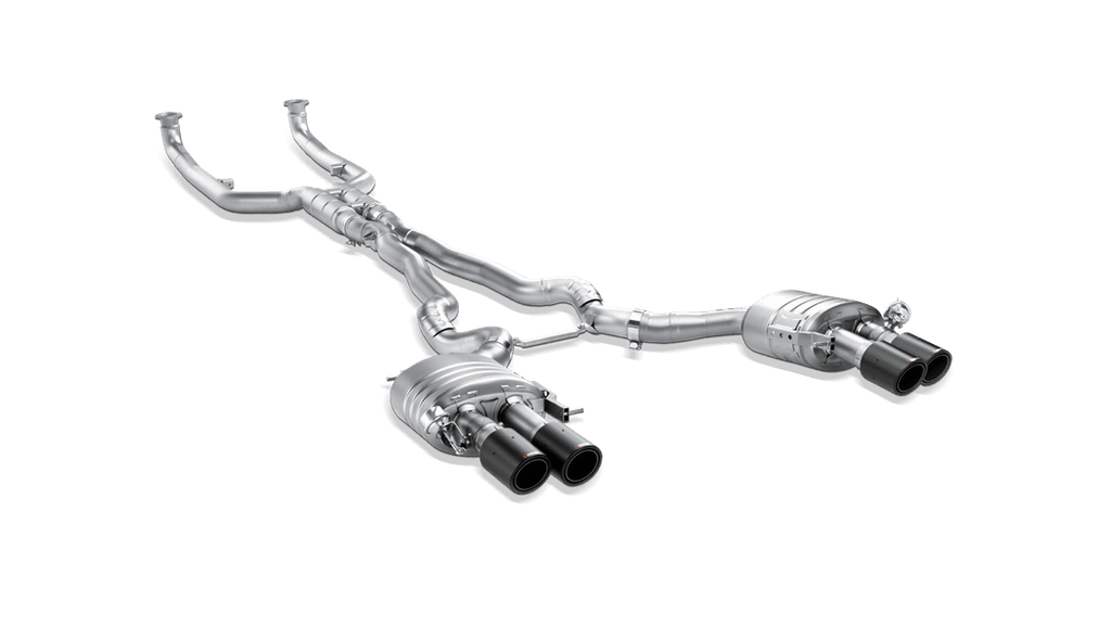 Akrapovic BMW M6 Gran Coupe (F06) Evolution Line Cat Back (Titanium) with Carbon Tips