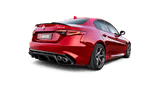 Akrapovic Alfa Romeo Giulia Quadrifoglio Evolution Line Cat Back (Titanium) with Link Pipes