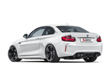 Akrapovic BMW M2 F87 (non Comp) Evolution Line Cat Back (Titanium) with Carbon Tips