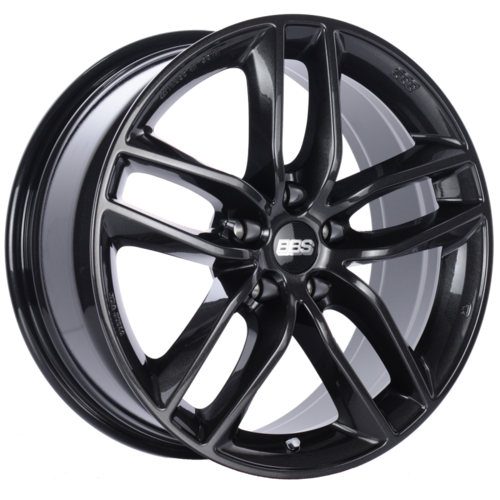 BBS SX 0305 17x7.5 5x114.3 ET42 Crystal Black Wheel -82mm PFS/Clip Required