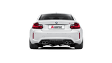Akrapovic BMW M2 F87 (non Comp) Evolution Line Cat Back (Titanium) with Carbon Tips