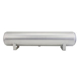 Air Lift 4 Gal Alum Air Tank - (2) 1/4in (2) 3/8in End Ports & 1/4in Drain Port - 30in L X 6in D