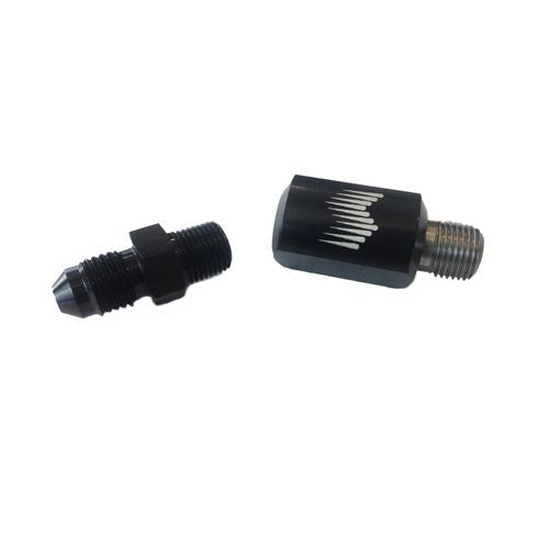 Snow Performance 1/8in. NPT Female to 4AN Male Low Profile Water Nozzle Holder 4AN Elbow
