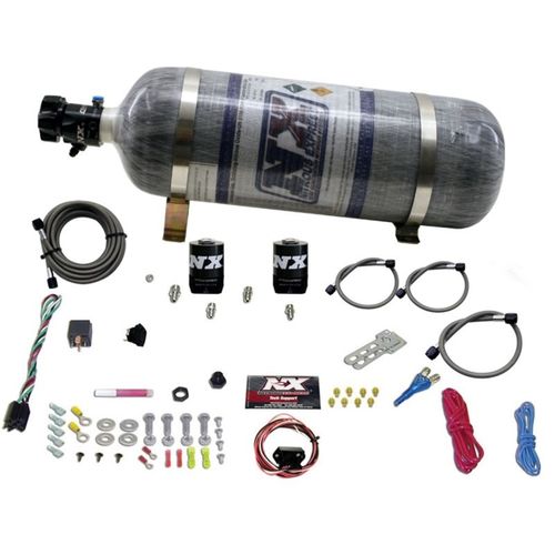Nitrous Express Universal Fly By Wire Single Nozzle Nitrous Kit w/12lb Composite (Incl TPS Switch)