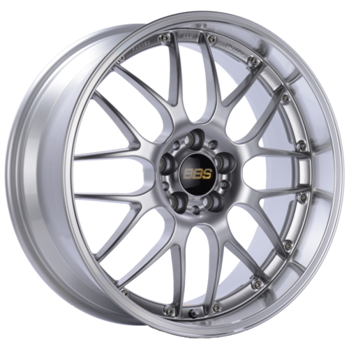BBS RS-GT 964 20x10 5x120 ET22 Diamond Silver Center Diamond Cut Lip Wheel -82mm PFS/Clip Required