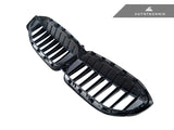 AUTOTECKNIC PAINTED GLAZING BLACK FRONT GRILLES - G20 3-SERIES
