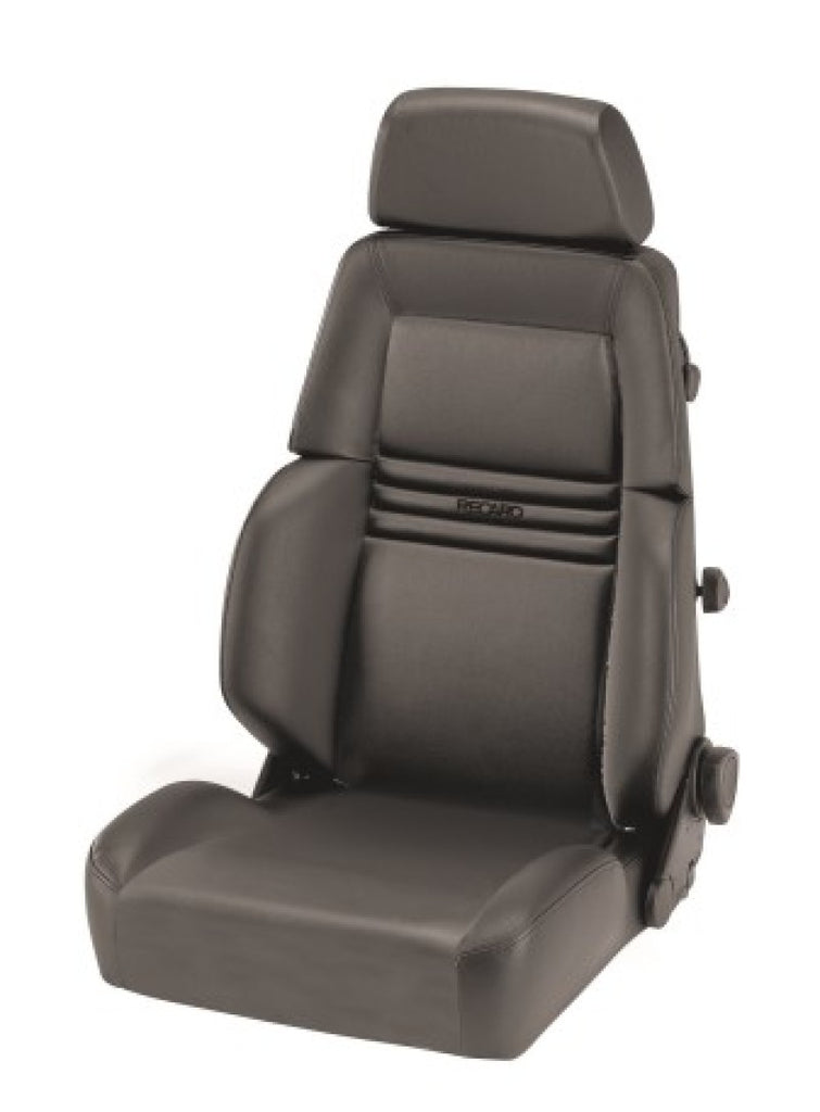 Recaro Expert S Seat - Medium Grey Leather/Medium Grey Leather
