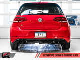 AWE Tuning MK7.5 Golf R Track Edition Exhaust with Diamond Black Tips 102mm