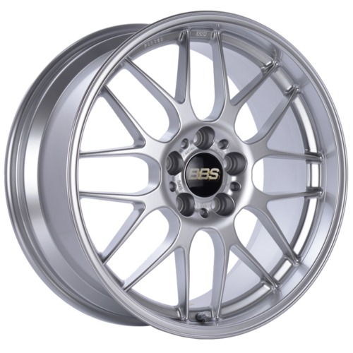 BBS RG-R 707H 18x8.5 5x120 ET22 Diamond Silver Wheel -82mm PFS/Clip Required