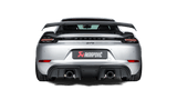 Akrapovic Porsche Cayman GT4 (718) Slip-On Line with Black Coated Titanium Tips (Option2)