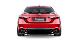 Akrapovic Alfa Romeo Giulia Quadrifoglio Evolution Line Cat Back (Titanium) with Link Pipes
