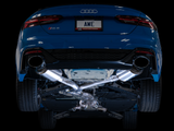 AWE Tuning Audi B9.5 RS 5 Coupe Track Edition non-resonated Exhaust - RS-Style Diamond Black Tips
