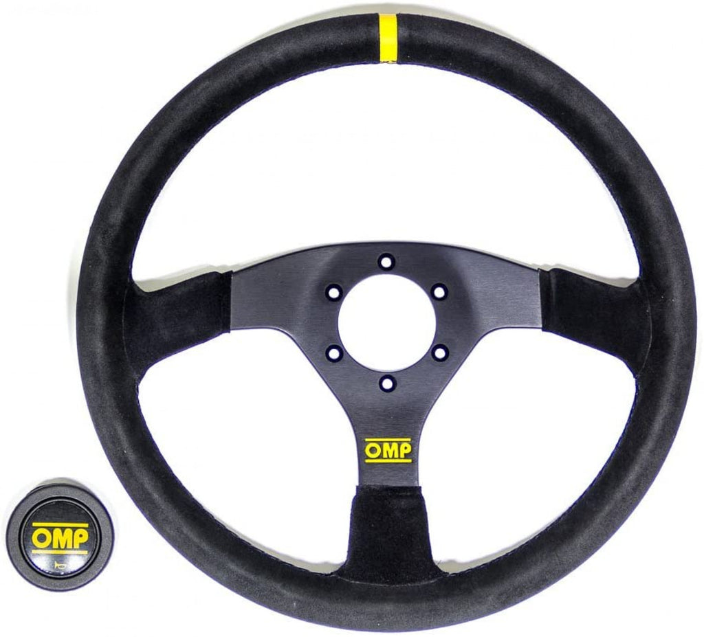 OMP Velocita Black Suede Steering Wheel