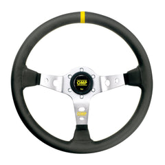 OMP Corsica Liscio Black/Silver Steering Wheel