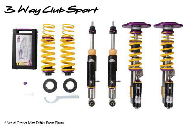 KW Porsche 911 GT2RS (991.2) with OE NoseLift Clubsport Coilover Kit 3-Way